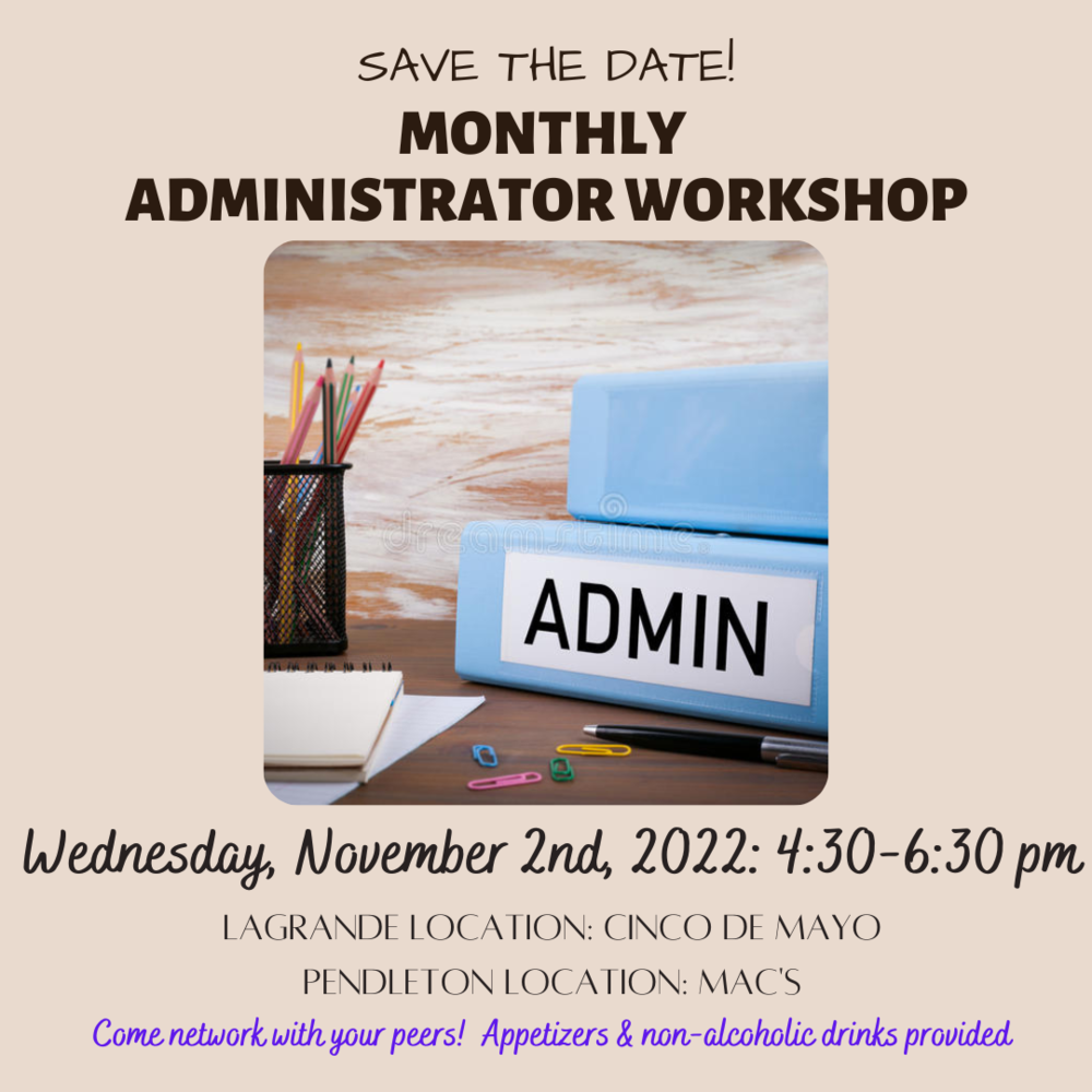 Monthly admin workshop 11/2