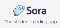 sora the student reading app with logo