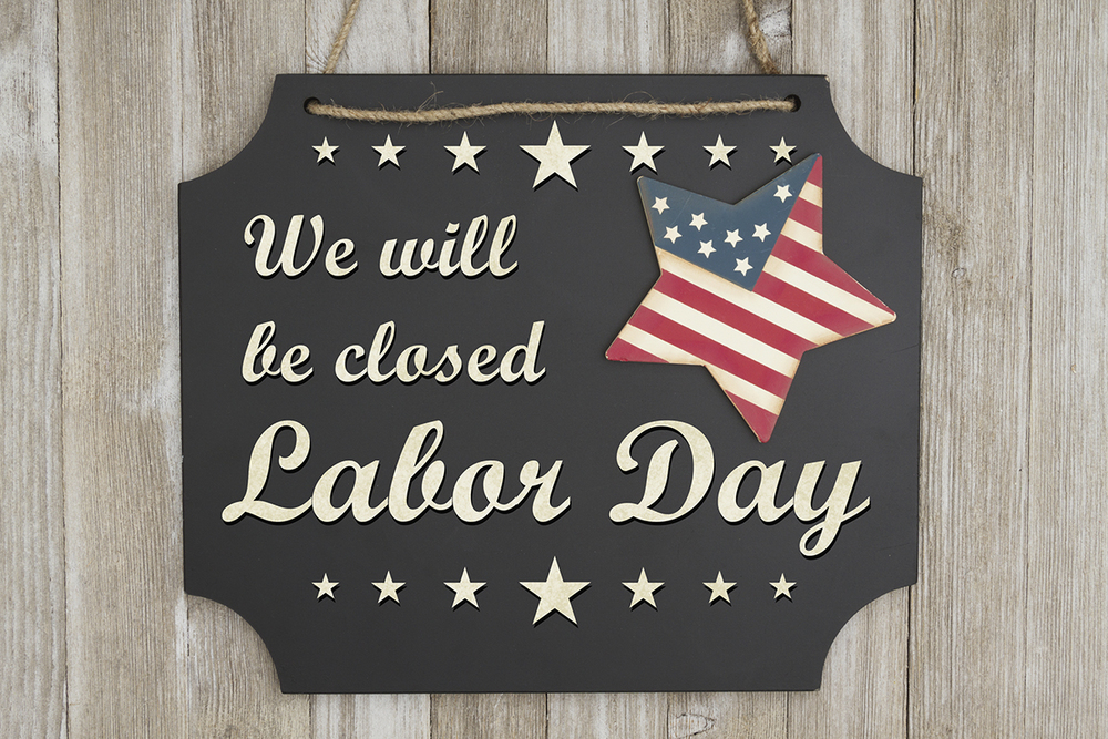 closed for labor day